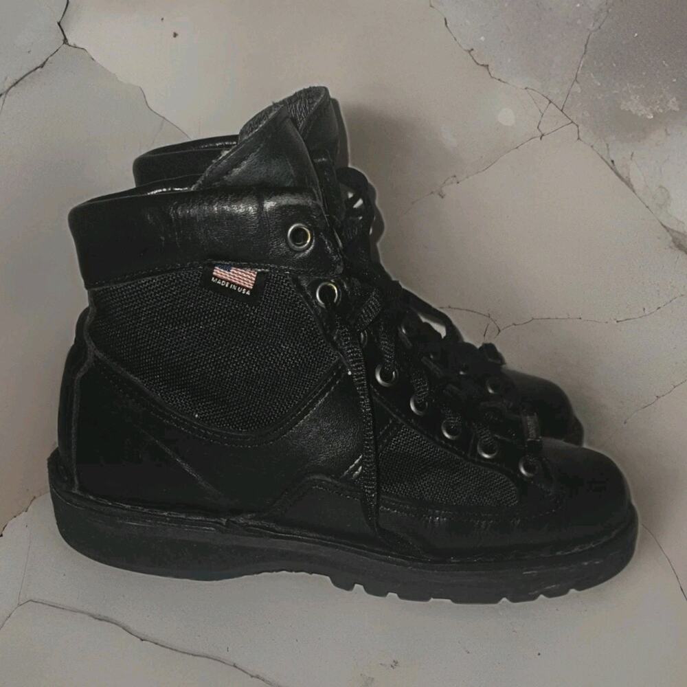 Danner Patrol 6” Boots Black Gore-Tex Leather Vibram USA 25200 Women's Size 7 - Picture 3 of 9